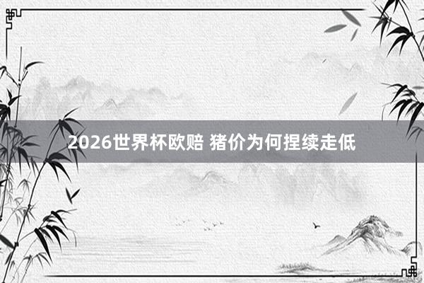 2026世界杯欧赔 猪价为何捏续走低