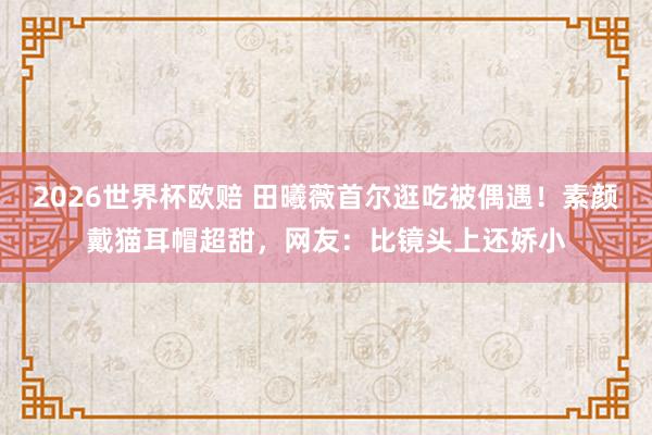 2026世界杯欧赔 田曦薇首尔逛吃被偶遇！素颜戴猫耳帽超甜，网友：比镜头上还娇小